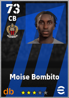 Moise Bombito eFootball player card