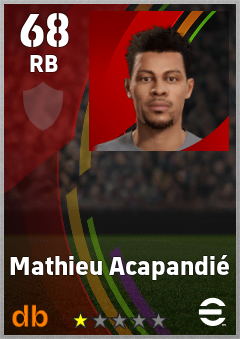 Mathieu Acapandié — RB, OVR 68, MAX 68