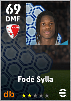 Fodé Sylla — DMF, OVR 69, MAX 69