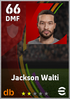 Jackson Walti eFootball player card