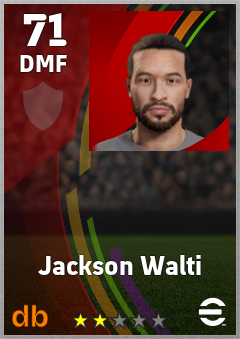 Jackson Walti eFootball player card