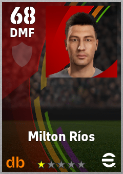 Milton Ríos — DMF, OVR 68, MAX 68