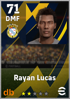 Rayan Lucas — DMF, OVR 71, MAX 71