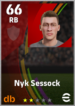 Nyk Sessock eFootball player card