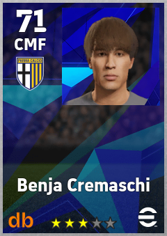Benja Cremaschi eFootball player card