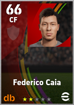 Federico Caia eFootball player card