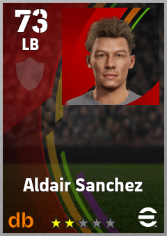 Aldair Sanchez eFootball player card