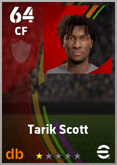 Tarik Scott eFootball player card
