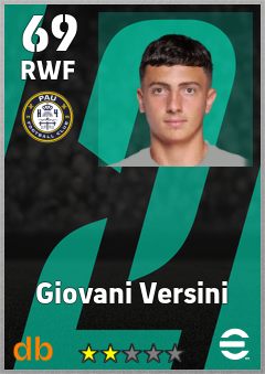 Giovani Versini — RWF, OVR 69, MAX 69