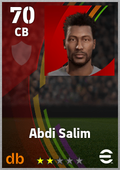 Abdi Salim eFootball player card