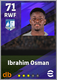 Ibrahim Osman eFootball player card