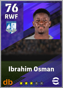 Ibrahim Osman — RWF, OVR 76, MAX 76