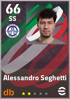 Alessandro Seghetti — SS, OVR 66, MAX 66