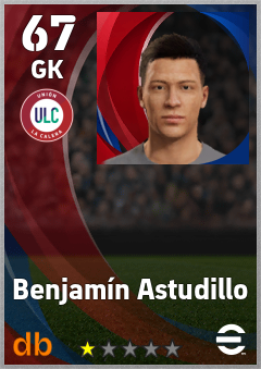 Benjamín Astudillo eFootball player card