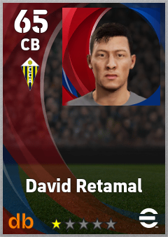 David Retamal — CB, OVR 65, MAX 65