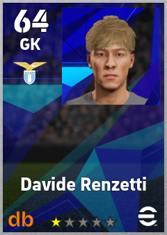Davide Renzetti — GK, OVR 64, MAX 64