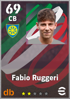 Fabio Ruggeri — CB, OVR 69, MAX 69