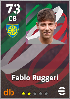 Fabio Ruggeri — CB, OVR 73, MAX 73