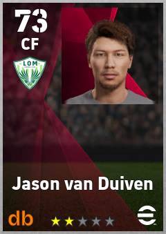Jason van Duiven eFootball player card