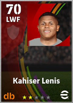 Kahiser Lenis eFootball player card