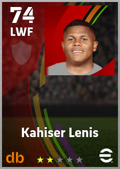 Kahiser Lenis — LWF, OVR 74, MAX 74