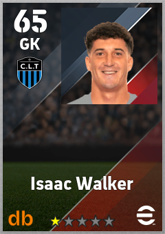 Isaac Walker — GK, OVR 65, MAX 65