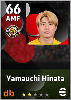 Yamauchi Hinata eFootball player card
