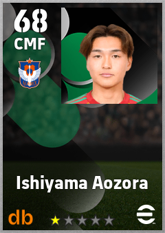 Ishiyama Aozora — CMF, OVR 68, MAX 68