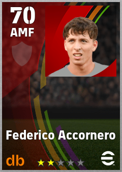 Federico Accornero — AMF, OVR 70, MAX 70