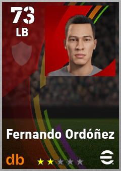 Fernando Ordóñez eFootball player card