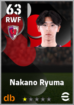 Nakano Ryuma eFootball player card