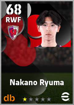 Nakano Ryuma — RWF, OVR 68, MAX 68
