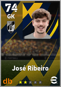 José Ribeiro — GK, OVR 74, MAX 74