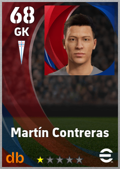 Martín Contreras — GK, OVR 68, MAX 68