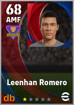 Leenhan Romero — AMF, OVR 68, MAX 68