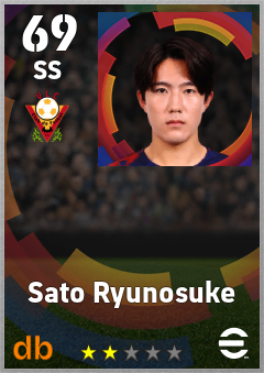 Sato Ryunosuke eFootball player card