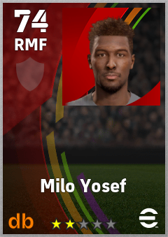 Milo Yosef eFootball player card