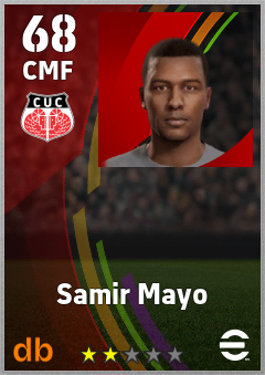 Samir Mayo — CMF, OVR 68, MAX 68