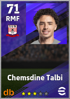 Chemsdine Talbi eFootball player card