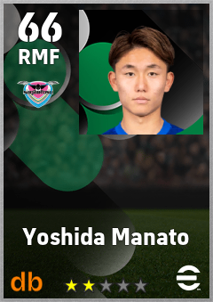Yoshida Manato eFootball player card