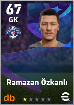 Ramazan Özkanlı — GK, OVR 67, MAX 67
