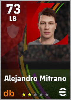 Alejandro Mitrano eFootball player card