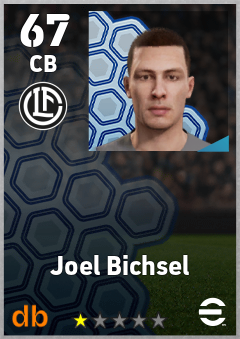 Joel Bichsel — CB, OVR 67, MAX 67