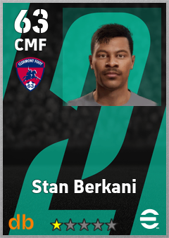 Stan Berkani — CMF, OVR 63, MAX 63