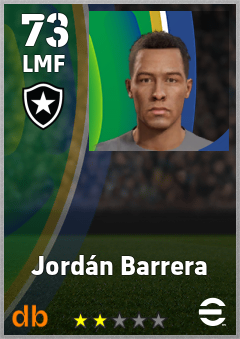 Jordán Barrera eFootball player card