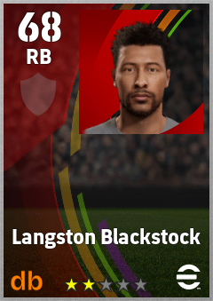 Langston Blackstock eFootball player card
