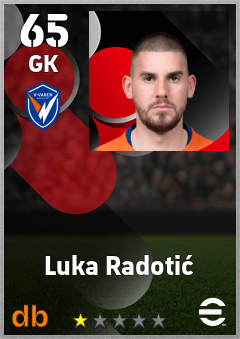 Luka Radotić eFootball player card