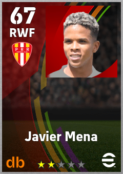 Javier Mena — RWF, OVR 67, MAX 67