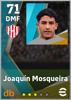 Joaquín Mosqueira — DMF, OVR 71, MAX 71