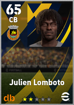 Julien Lomboto — CB, OVR 65, MAX 65